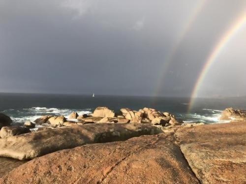 فيلا Mar No Camino Terraza Banera Con Vista Al Mar Brens المظهر الخارجي الصورة